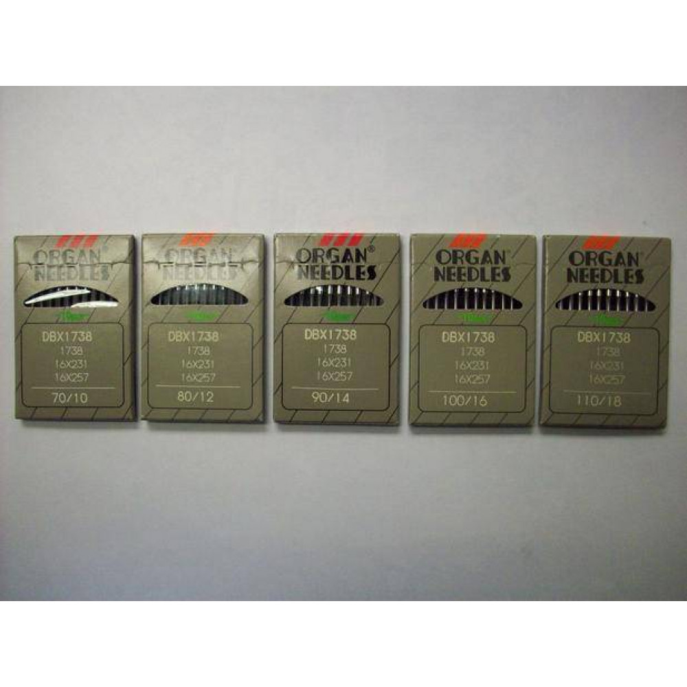 Organ 16x231 Industrial Sewing Machine Needles Mixed Sizes