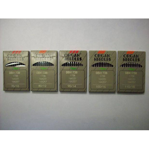 Organ 16x231 Industrial Sewing Machine Needles Mixed Sizes