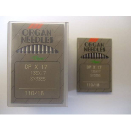 100 Organ DPx17 135x17 Industrial Sewing Needles Size 110