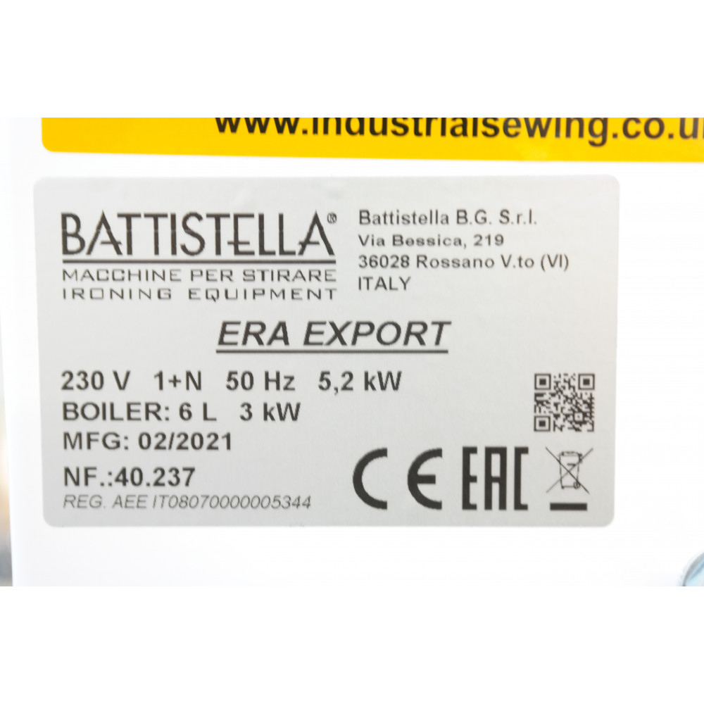 Battistella Era Industrial Steam Ironing System With Table