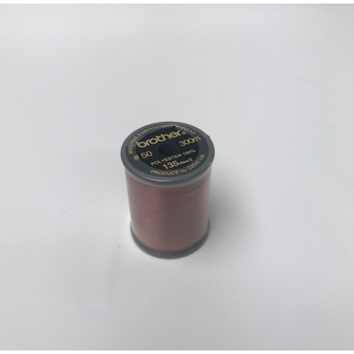 Brother Amber Red Satin Embroidery Thread 300M Reel