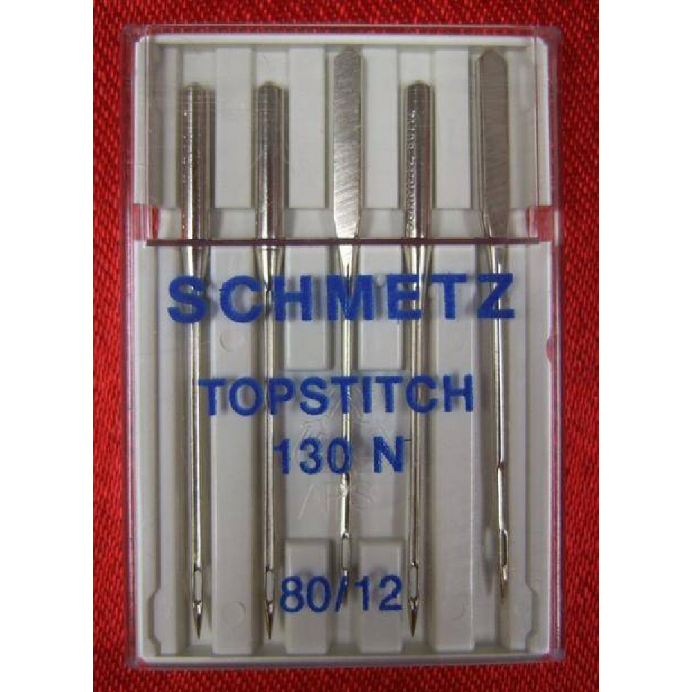 Schmetz Large Eye Top Stitch Needles Size 80