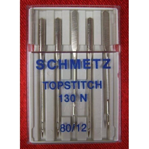 Schmetz Large Eye Top Stitch Needles Size 80