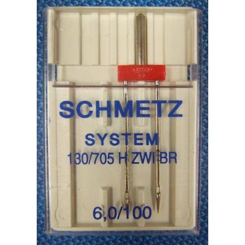 Schmetz Twin Needle Size 6mm/100