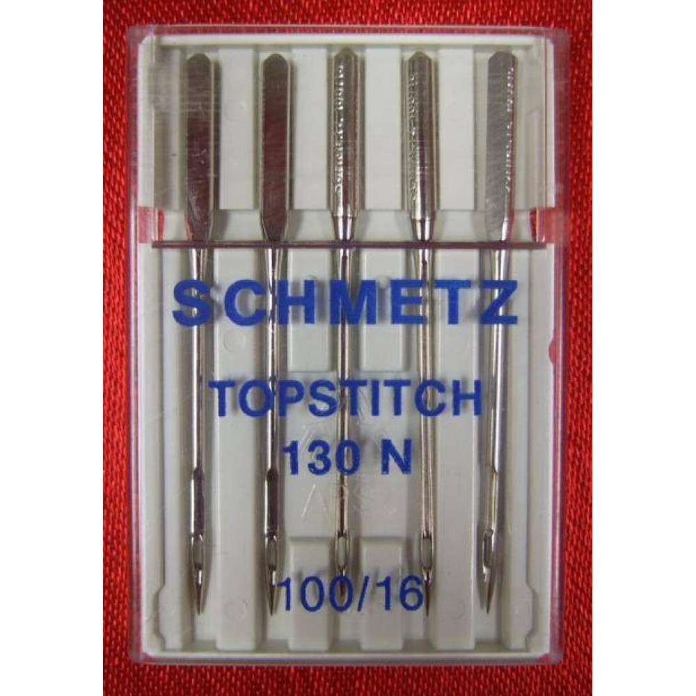 Schmetz Large Eye Top Stitch Needles Size 100