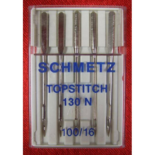 Schmetz Large Eye Top Stitch Needles Size 100
