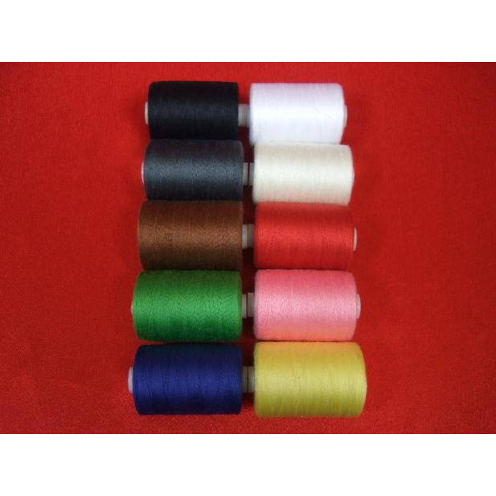 Tysew Sewing Machine Polyester Mixed Thread 10x1000M