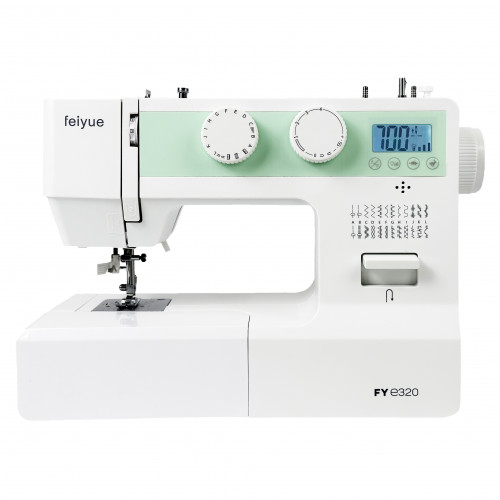 Feiyue FYe320 Computerised Sewing Machine (White/Green)