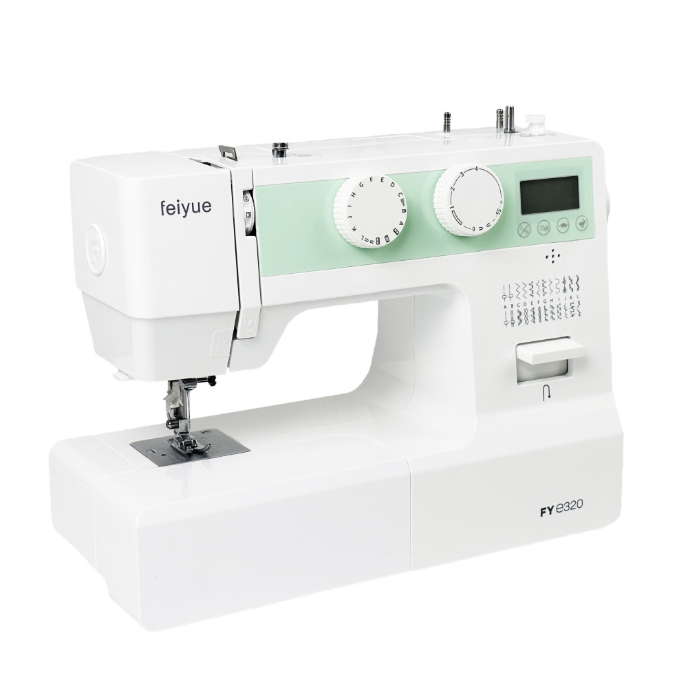 Feiyue FYe320 Computerised Sewing Machine (White/Green)