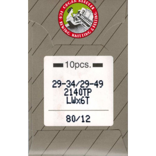 Organ LWX6T Industrial Blind Hem Sewing Needles Size 80