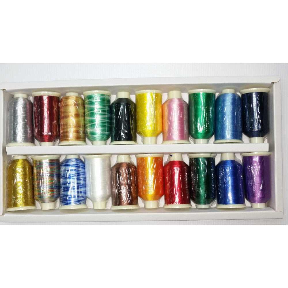 Marathon Fusion Boxed Embroidery Threads Set