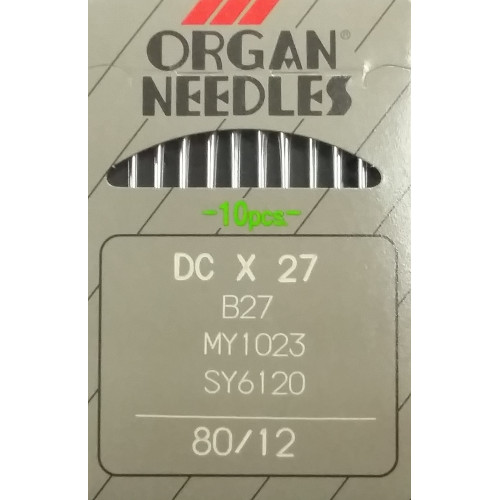 Organ B27 Industrial Sewing Needles Size 80
