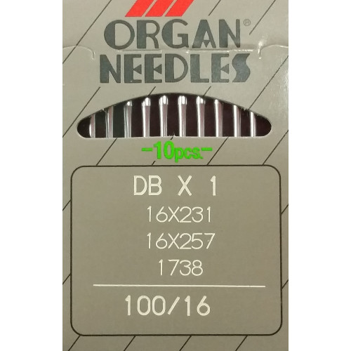 Organ 16x231 Industrial Sewing Machine Needles Size 100 x20
