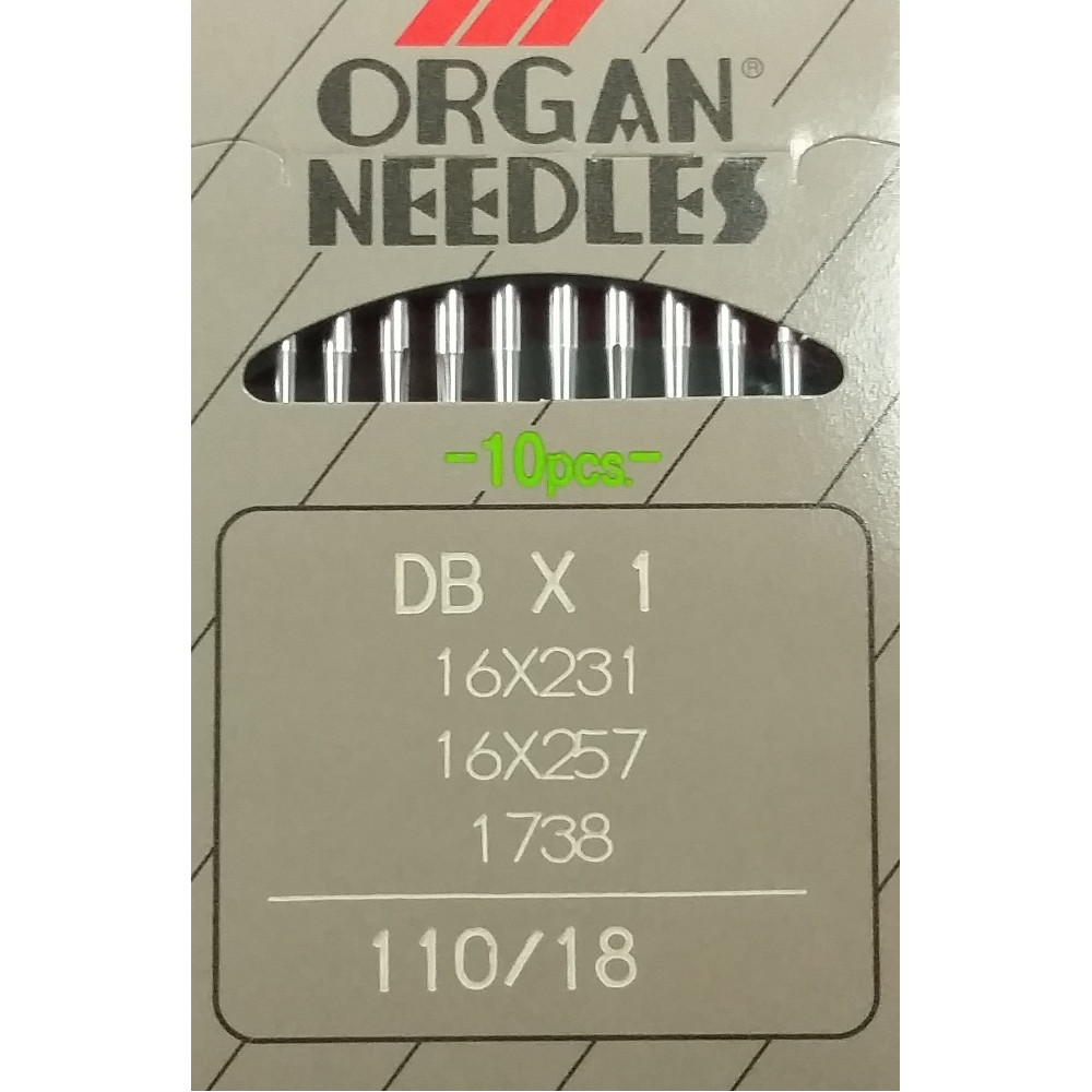 Organ 16x231 Industrial Sewing Machine Needles Size 110 x20