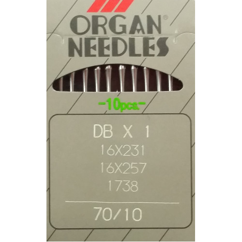 Organ 16x231 Industrial Sewing Machine Needles Size 70 x20