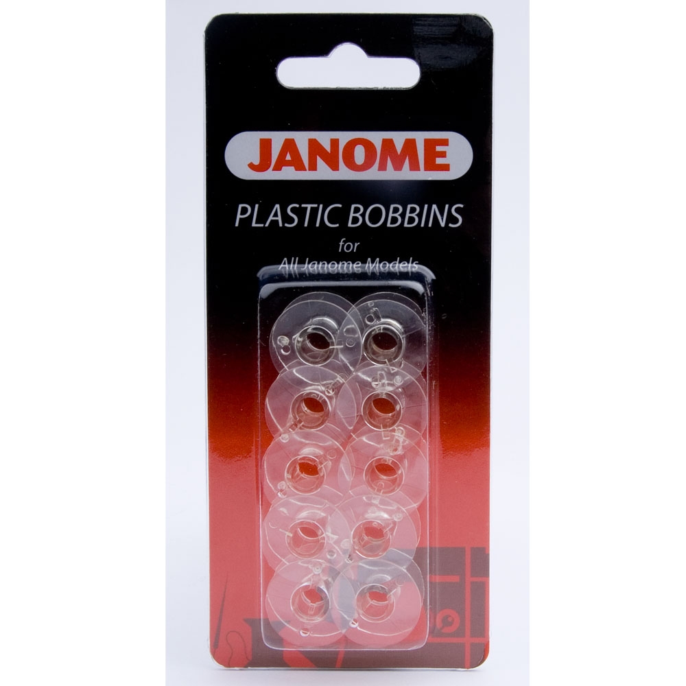 10 Janome Domestic Sewing Machine Plastic Bobbins