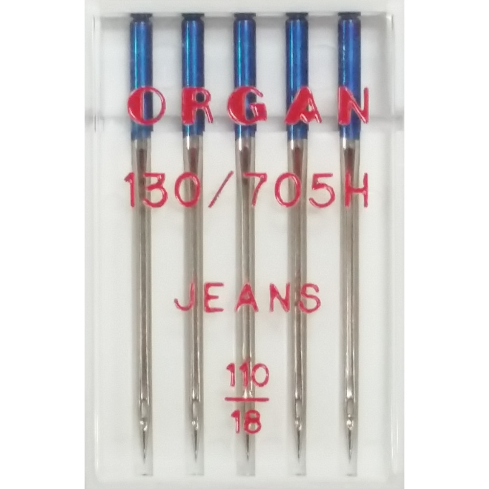 Organ 130/705H Domestic Sewing Needles Size 110 (Jeans)