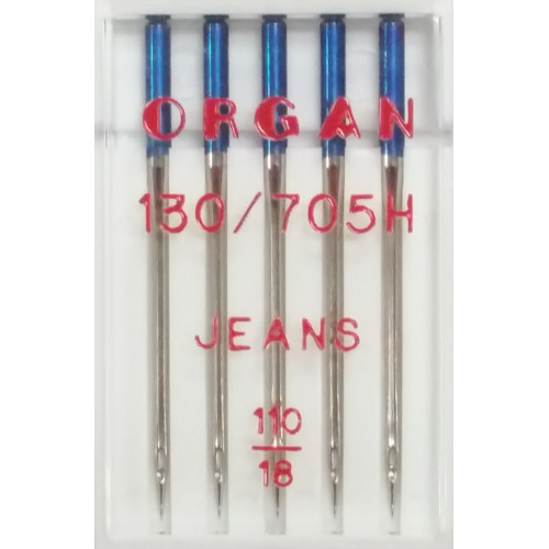 Organ 130/705H Domestic Sewing Needles Size 110 (Jeans)
