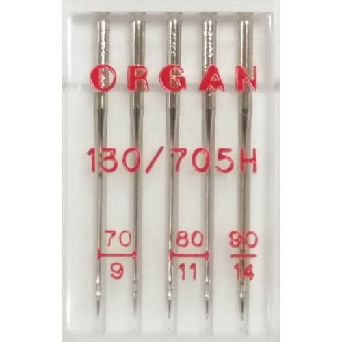 Organ 130/705H Domestic Sewing Needles Size Mixed