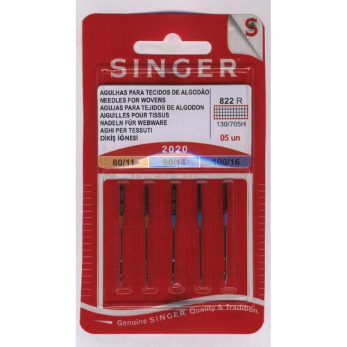 Singer Normal Point Needles Size 80, 90, 100